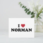 Carte Postale J'aime Norman Oklahoma (Debout devant)