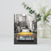 Carte Postale J'aime NYC - taxi de New York (Debout devant)