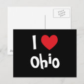 Carte Postale J'aime Ohio (Devant / Derrière)