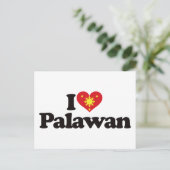 Carte Postale J'aime Palawan (Debout devant)
