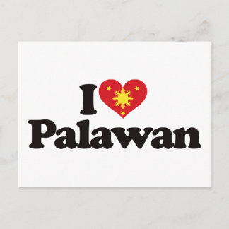 Carte Postale J'aime Palawan