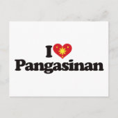Carte Postale J'aime Pangasinan (Devant)