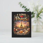 Carte Postale J'aime Paris (Debout devant)