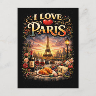 Carte Postale J'aime Paris
