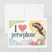 Carte Postale "J'aime Perséphone" (Devant / Derrière)