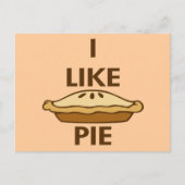 Carte Postale J'Aime Pie (Devant)