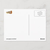Carte Postale J'aime Pizza (Dos)