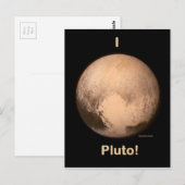 Carte Postale J'aime Pluton ! (Devant / Derrière)