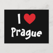 Carte Postale J'aime Prague (Devant)