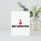 Carte Postale J'aime Richmond (Debout devant)