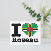 Carte Postale J'aime Roseau (Debout devant)