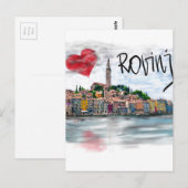 Carte Postale J'aime Rovinj (Devant / Derrière)