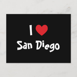 Carte Postale J'aime San Diego
