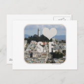 Carte Postale J'aime San Francisco (Devant / Derrière)