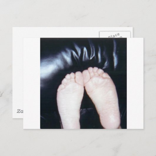 CARTE POSTALE J'AIME SES PIEDS (Devant / Derrière)