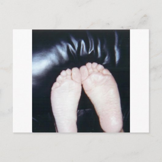 CARTE POSTALE J'AIME SES PIEDS (Devant)
