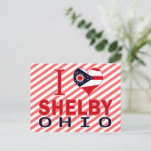 Carte Postale J'aime Shelby, Ohio (Debout devant)
