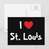 Carte Postale J'aime St. Louis (Devant / Derrière)