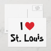 Carte Postale J'aime St. Louis (Devant / Derrière)