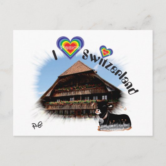 Carte Postale J'aime Suisse Postkarte (Devant)