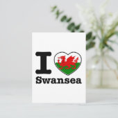 Carte Postale J'aime Swansea (Debout devant)