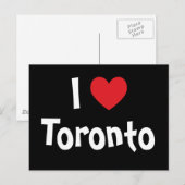 Carte Postale J'aime Toronto (Devant / Derrière)