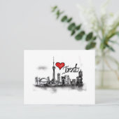 Carte Postale J'aime Toronto (Debout devant)