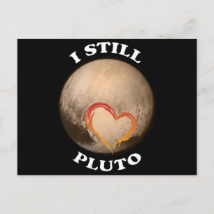 Carte Postale "J'aime toujours Pluto"