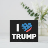 Carte Postale J'aime Trump (Debout devant)