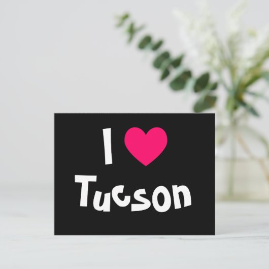 Carte Postale J'aime Tucson (Debout devant)