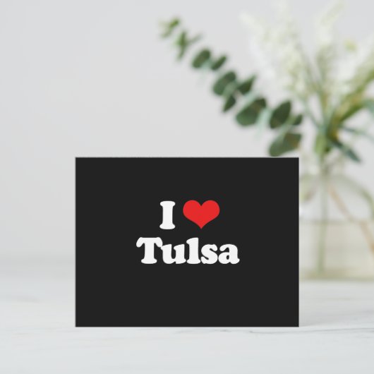 CARTE POSTALE J'AIME TULSA (Debout devant)