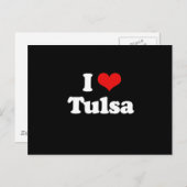 CARTE POSTALE J'AIME TULSA (Devant / Derrière)