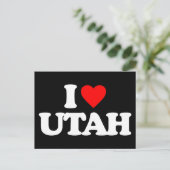 CARTE POSTALE J'AIME UTAH (Debout devant)