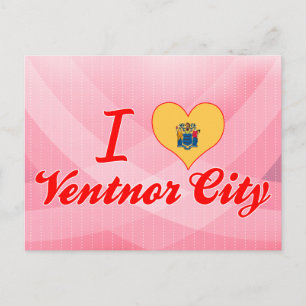 Carte Postale J'aime Ventnor City, New Jersey