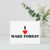 Carte Postale J'aime Wake Forest (Debout devant)