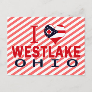 Carte Postale J'aime Westlake, Ohio