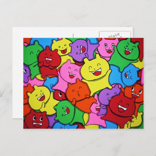 Carte postale - J'Aime Yummy ! (Devant / Derrière)