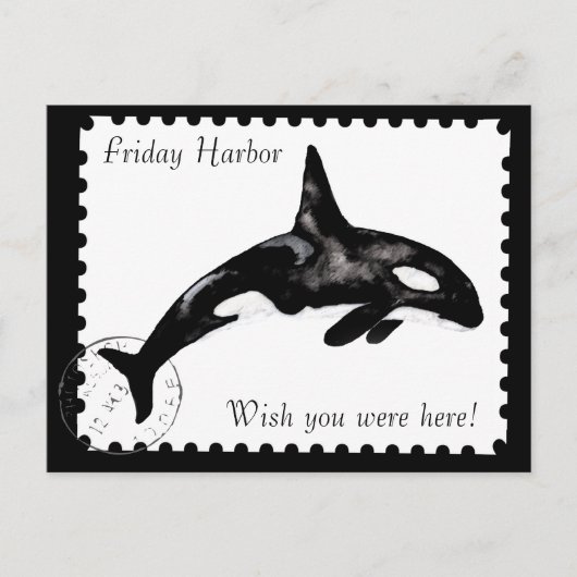 Carte Postale J'Aimerais Que Vous Étiez Ici ! (Devant)