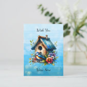 Carte Postale J'Aimerais Que Vous Étiez Ici | Rester en contact (Debout devant)