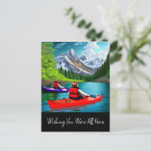 Carte Postale J'Aimerais Que Vous Étiez Tous Là (Debout devant)