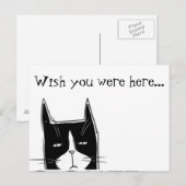 Carte Postale J'aimerais que vous soyez ici (Devant / Derrière)