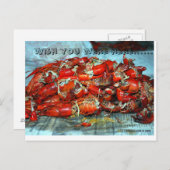 Carte Postale J'aimerais que vous soyez ici...... (Devant / Derrière)