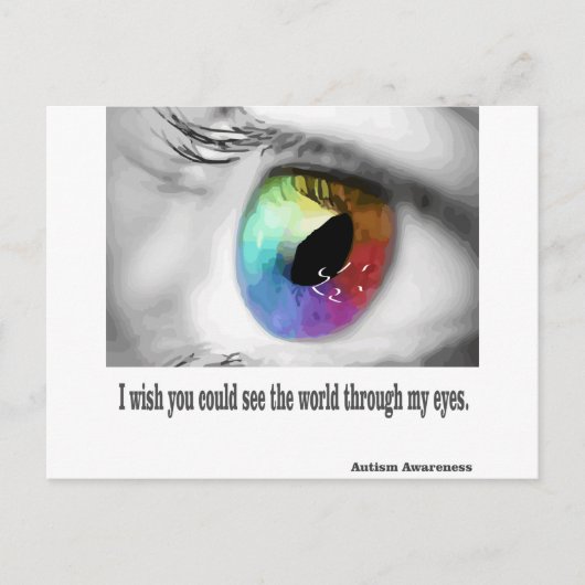 Carte Postale J'aimerais que vous voyiez (Devant)