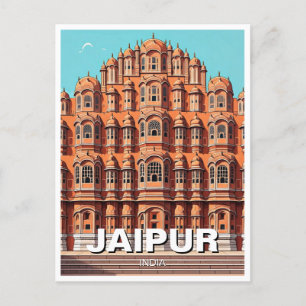 Carte Postale Jaipur Hawa Mahal Souvenir