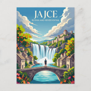 Carte Postale Jajce Bosnie-Herzégovine