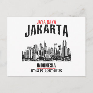 Carte Postale Jakarta