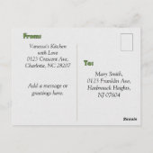 Carte Postale Jalapeno Popper mord Thanksgiving Recette Card (Dos)