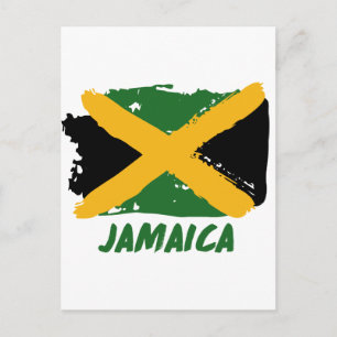 Carte Postale Jamaica flag design