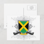 Carte postale Jamaica Shield 2 (Devant / Derrière)