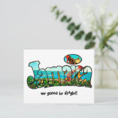 Carte Postale Jamaica Strong Postcard (Debout devant)